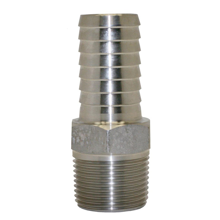 Stainless Steel Male Adapter with Hex – Plastic Pipe to MIP | SSMA
