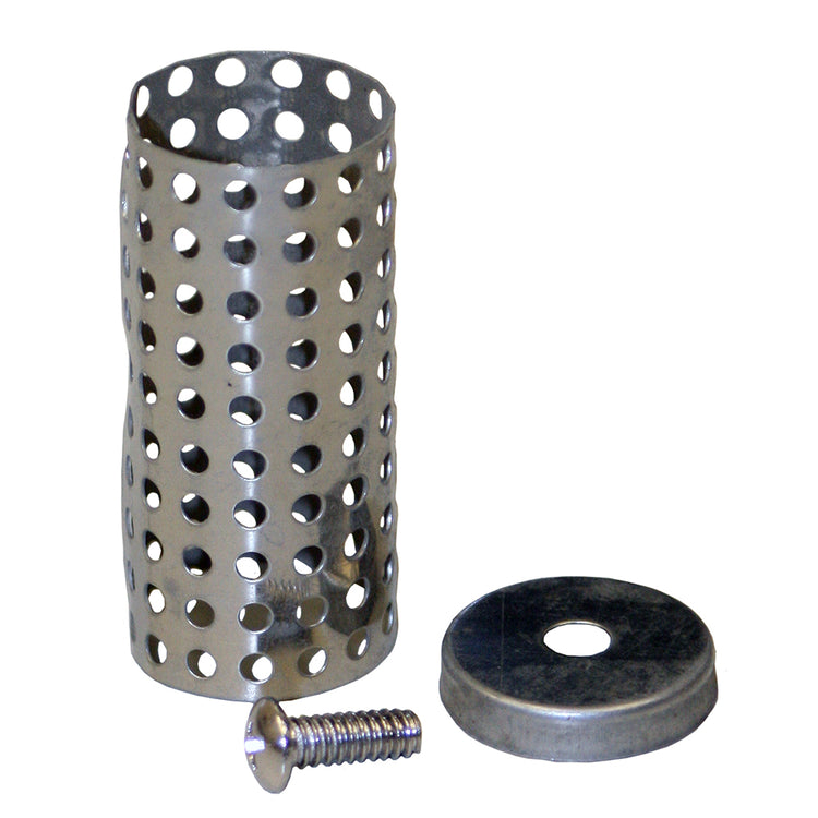 Stainless Steel Foot Valve Screen with End Cap & Screw – Corrosion-Resistant Replacement Kit