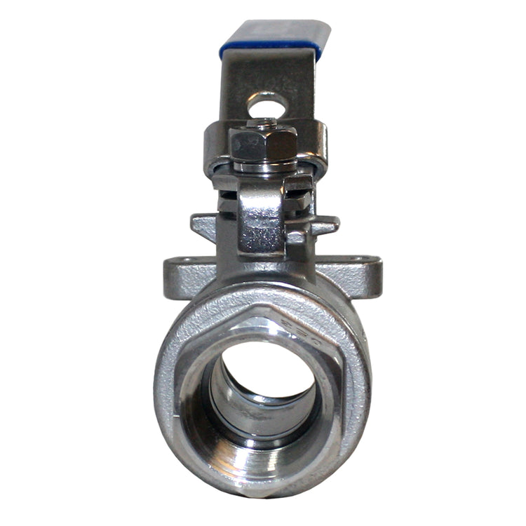 Stainless Steel Ball Valve – Full Port, Teflon Seals, High Pressure