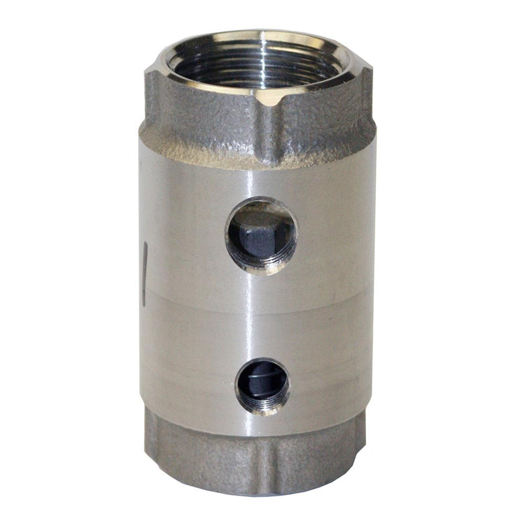 Stainless Steel Double Tap Check Valve – High-Pressure Inline Valve, 450 PSI Rated | CVST