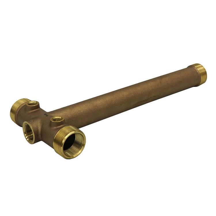 Long Cast Tank Tee – Heavy-Duty No Lead Brass Tee for Pressure Tank Installations | Durable and Corrosion-Resistant | BATNL1-1/4