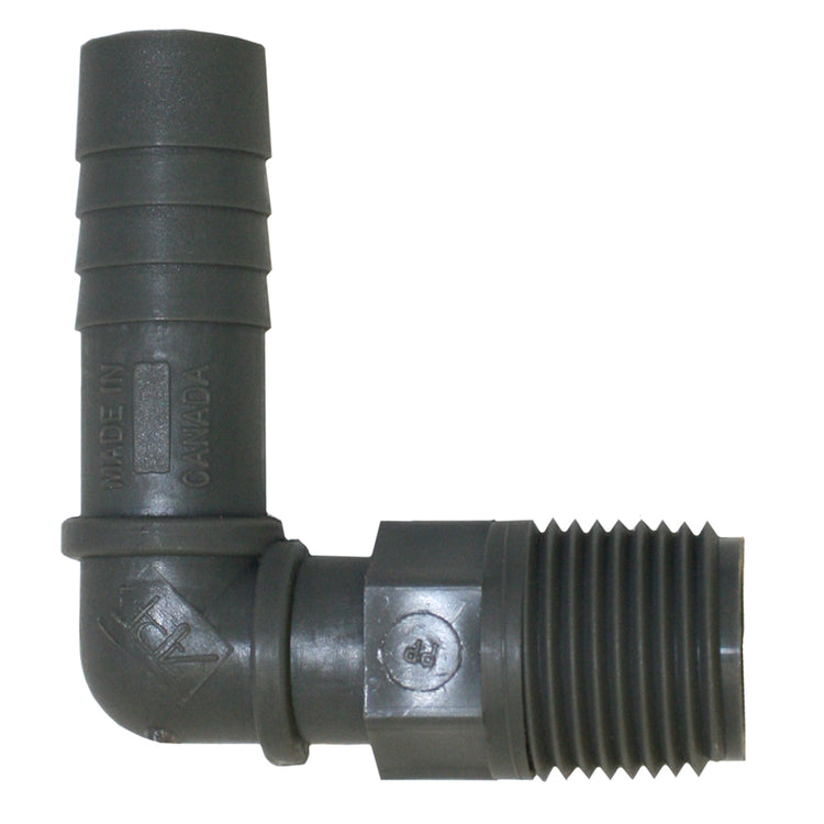 Plastic Combination Elbows – Nylon, Polyethylene & PVC Pipe to Iron Pipe Fittings | PHE