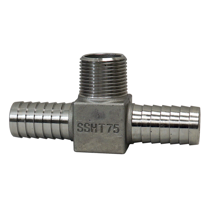 Stainless Steel Hydrant Tee – MIP to Plastic Pipe Connection