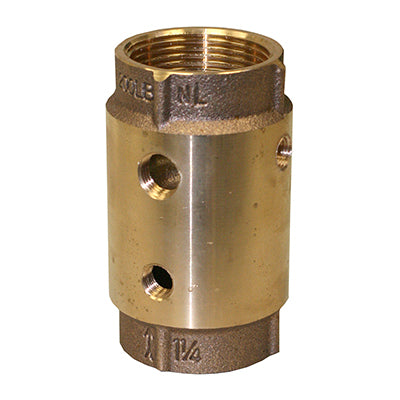 Bronze Double Tap Check Valve (No Lead) – 200 PSI, Corrosion-Resistant, Vertical or Horizontal Install