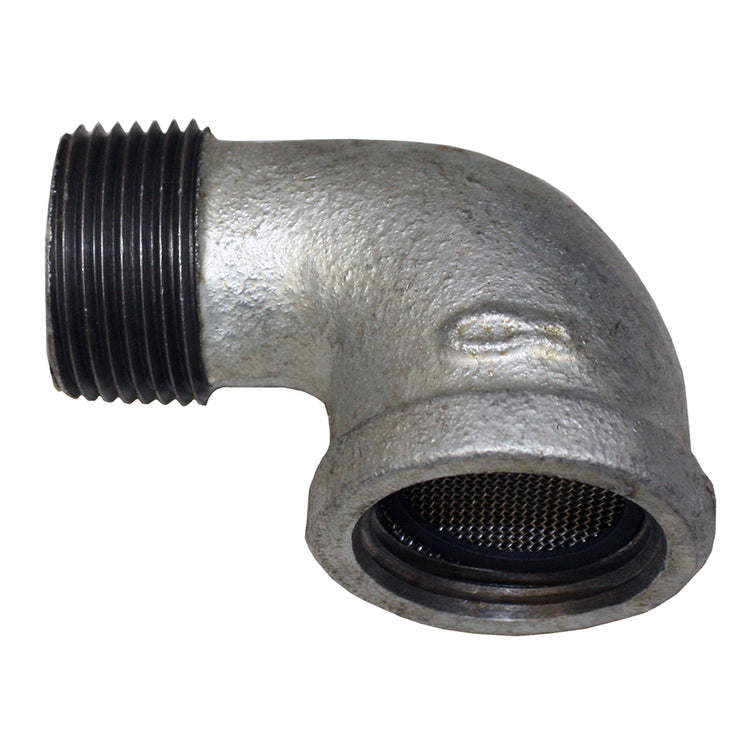 Galvanized Vent Ell for WC400 – Corrosion-Resistant 90° Elbow Fitting