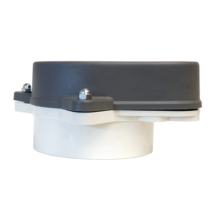 WCOPP Series Sanitary Watertight Cap with 3 Bolt Holes – UV Resistant Molded Plastic