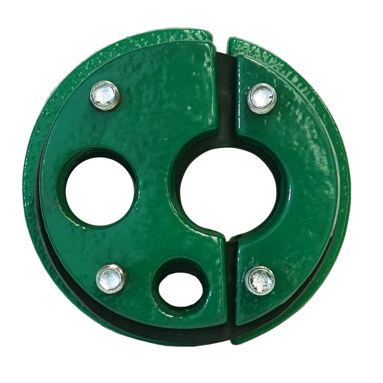 WS Series Cast Iron Well Seal – Single Drop Pipe with Split Top Plate, Cable Tapping & Vent | WS Split