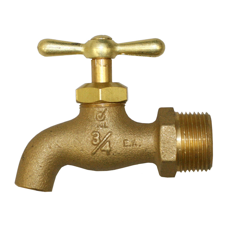 Brass (No Lead) Tee Handle Sampling Valve (No Outlet Thread) – Durable Water Sample Control Valve