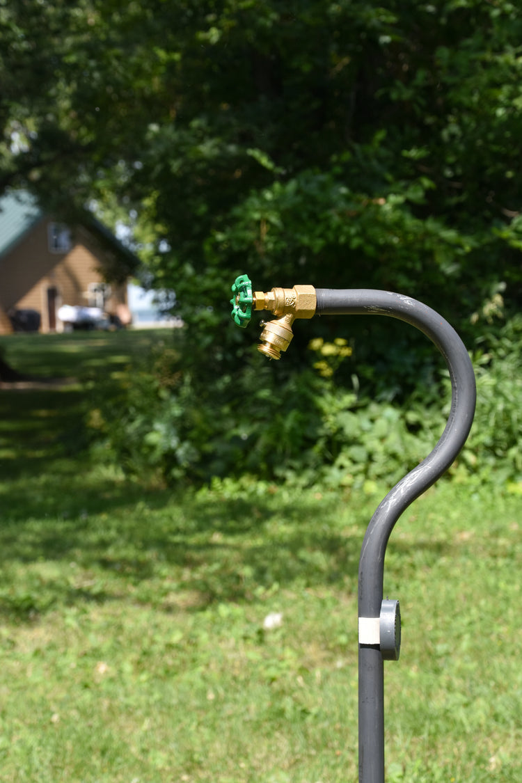 Hide-Drant® Curved Yard Hydrant – Concealed Frost-Proof Water Access for Landscapes