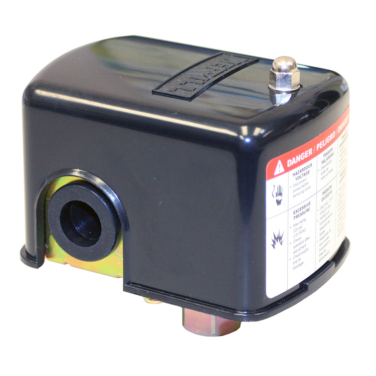 Water System Pressure Switch with Pulsation Plug – 1/4" NPT Pipe Connection