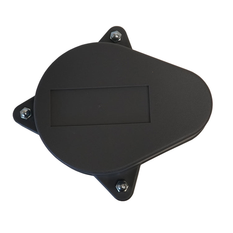 WCOPP Series Sanitary Watertight Cap with 3 Bolt Holes – UV Resistant Molded Plastic