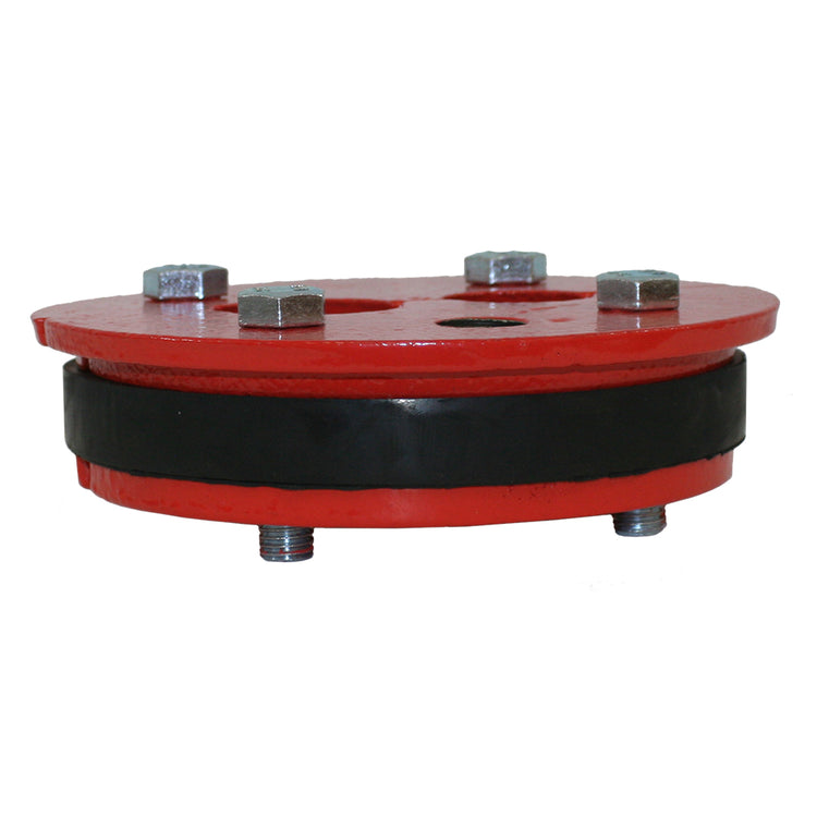WS Series Well Seal Double Drop Pipe – Painted Cast Iron with Rubber Packer