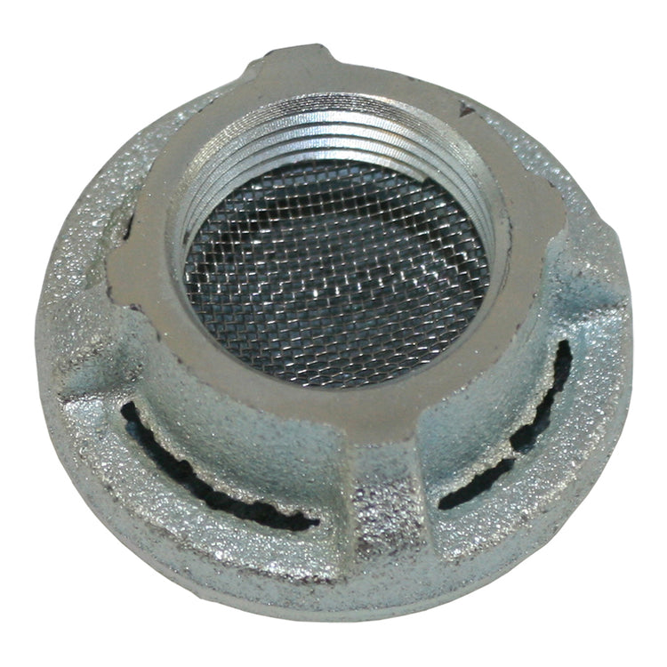 Screened Vent – Galvanized Mushroom Style with Bronze Screen