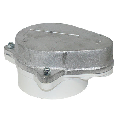 WCOP Series Sanitary Watertight Well Cap with Conduit Tapping and Vent – PVC Base