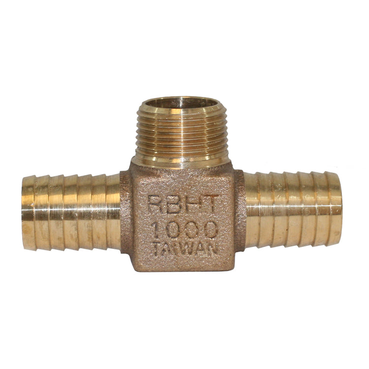 Bronze Tee for Yard Hydrant – No Lead, Heavy-Duty Plumbing Fitting