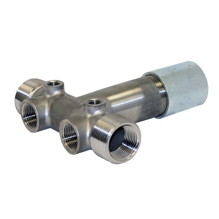 1-1/4" Stainless Steel FIP Tank Tee – No-Lead, High-Strength Connection for Pressure Tanks