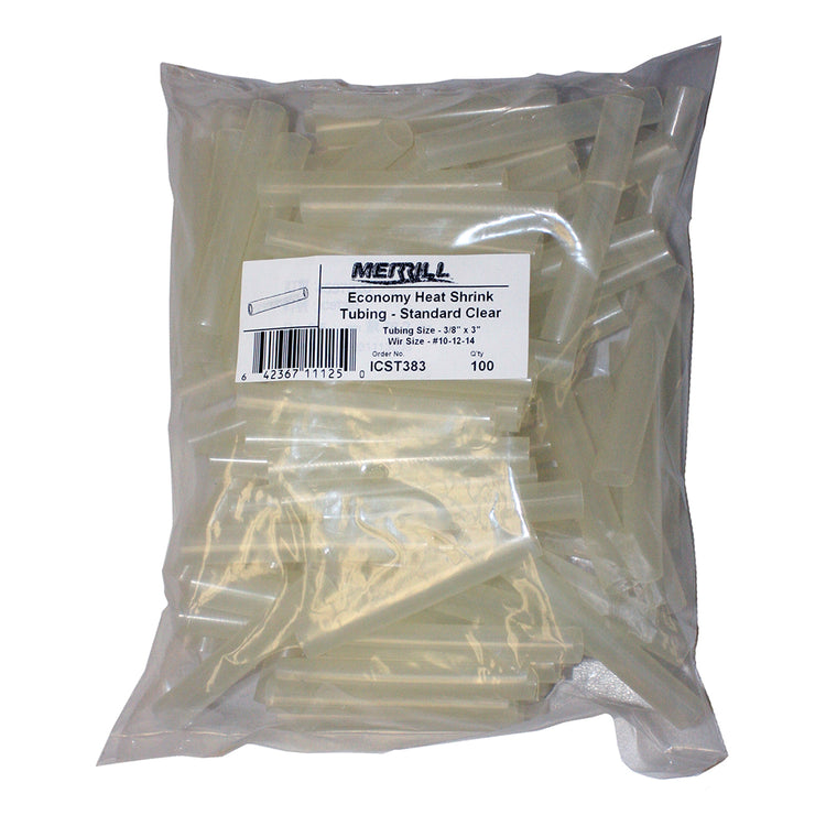 Bulk Length Clear Shrink Tubing with Adhesive – Visual Inspection and Secure Bonding