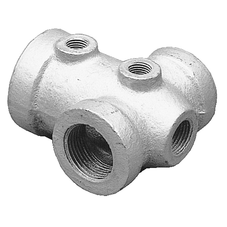 Galvanized Tank Tee – Duotile Gray Iron Connector for Water Systems | IATB