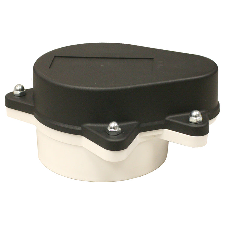 WCOPP Series Sanitary Watertight Cap with 3 Bolt Holes – UV Resistant Molded Plastic | WCOPP