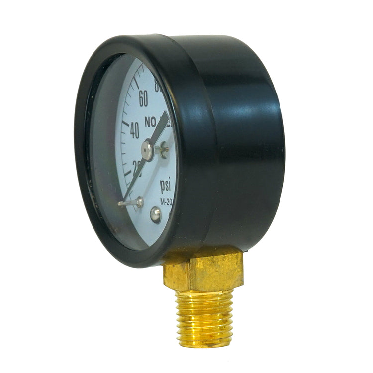 Dial Pressure Gauge – No Lead, Brass-Alloy Pressure Gauge for Water, Air & Steam