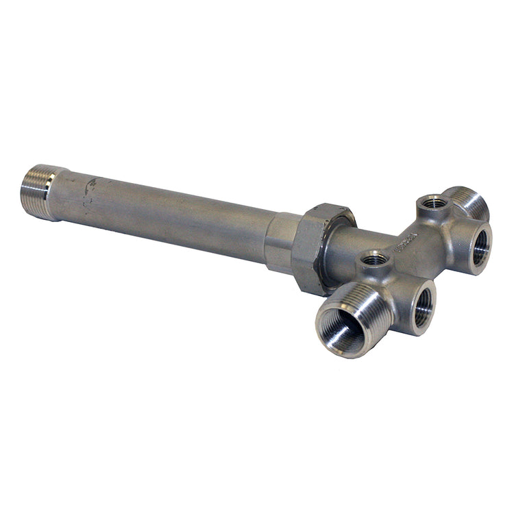 Stainless Steel Tank Tee with Drain Holes