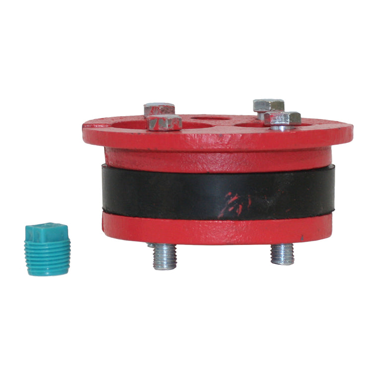 WS Series Well Seal Double Drop Pipe – Painted Cast Iron with Rubber Packer