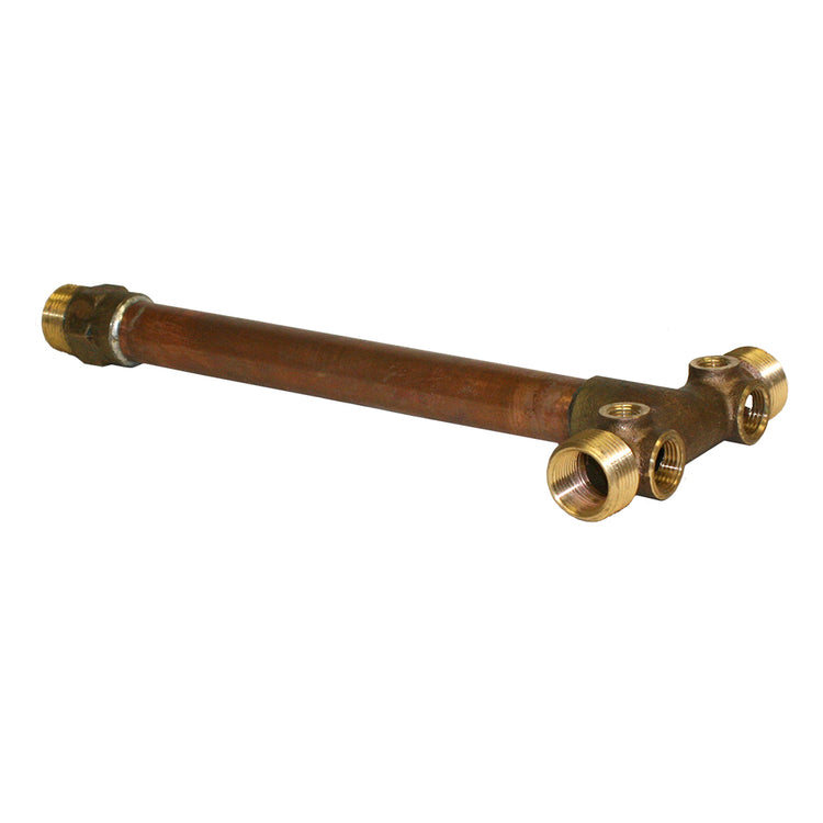 1" No Lead Brass Tank Tee – Fabricated for Well Pressure Systems