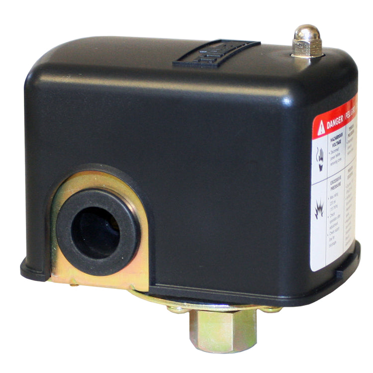 Heavy Duty Pressure Switch (No Lead) – 2HP, 230V, Durable Construction with Secure Brass Wiring