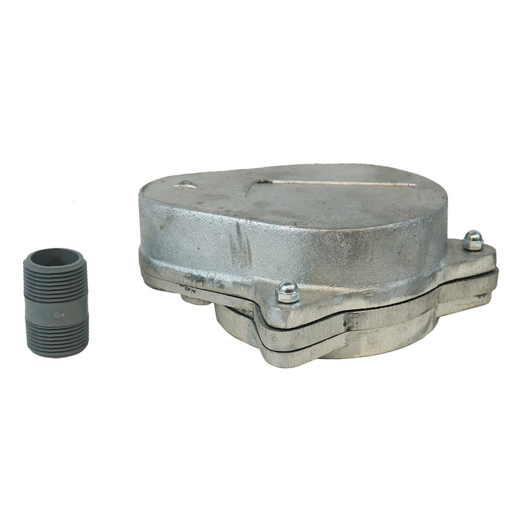 WCO Series Sanitary Watertight Well Cap with Grounding & Conduit Tapping | WCOG