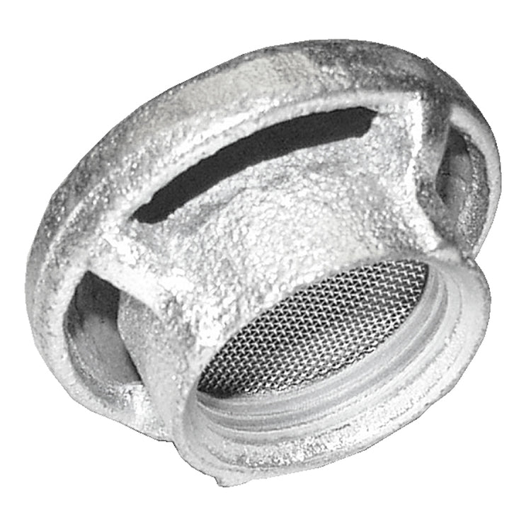 Screened Vent – Galvanized Mushroom Style with Bronze Screen