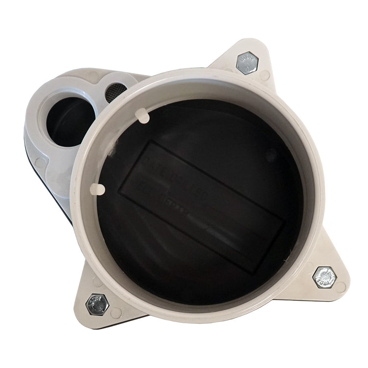 WCOPP Series Sanitary Watertight Cap with 3 Bolt Holes – UV Resistant Molded Plastic