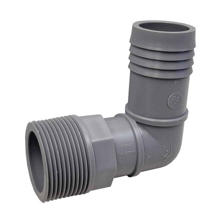 Plastic Combination Elbows – Nylon, Polyethylene & PVC Pipe to Iron Pipe Fittings | PHE