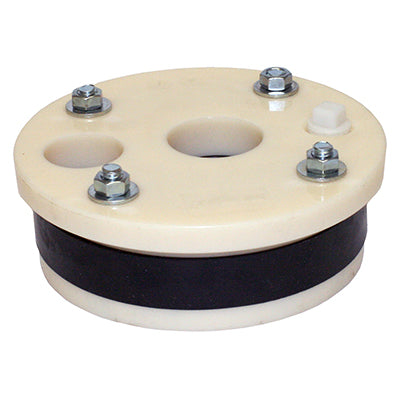 WSP Series Plastic Well Seals - Double Drop Pipe, Solid Top Plate