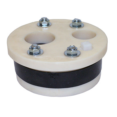 WSP Series Plastic Well Seals - Double Drop Pipe, Solid Top Plate