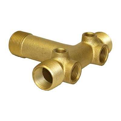 1" No Lead Brass Tank Tees - Cast