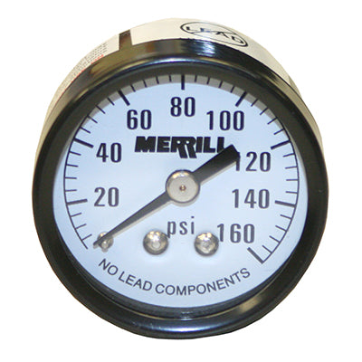 No Lead Pressure Gauges - Steel Case