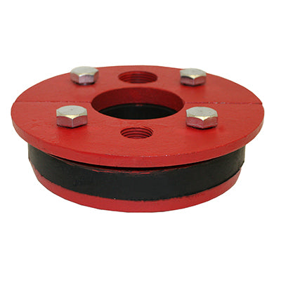 WS Series Cast Iron Well Seal - Single Drop Pipe - Split Top Plate