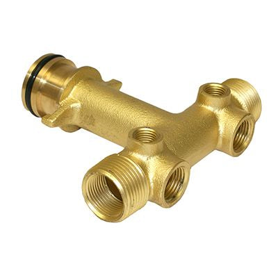 1" No Lead Brass Tank Tees - Cast