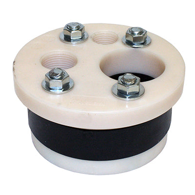 WSP Series Plastic Well Seal - Single Drop Pipe, Solid Top Plate