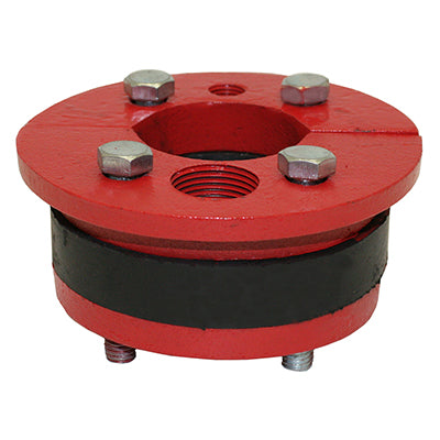 WS Series Cast Iron Well Seal - Single Drop Pipe - Split Top Plate