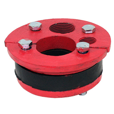 WS Series Cast Iron Well Seal - Single Drop Pipe - Split Top Plate