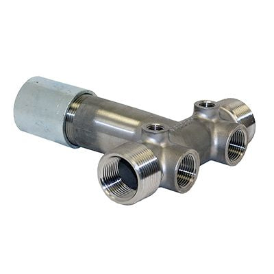 1" or 1-1/4" Stainless Steel Tank Tees with FIP Tank Connection