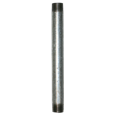 Standard Schedule 40 Galvanized Pipe - Threaded Lengths