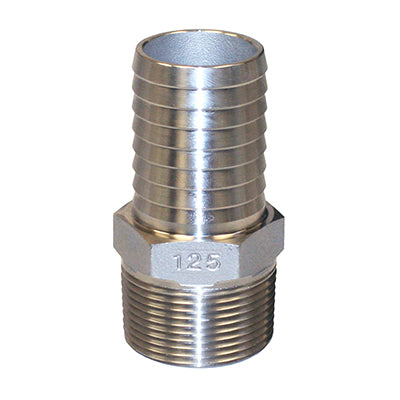 Stainless Steel Male Adapters with Hex