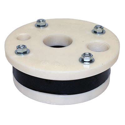 WSP Series Plastic Well Seal - Single Drop Pipe, Solid Top Plate