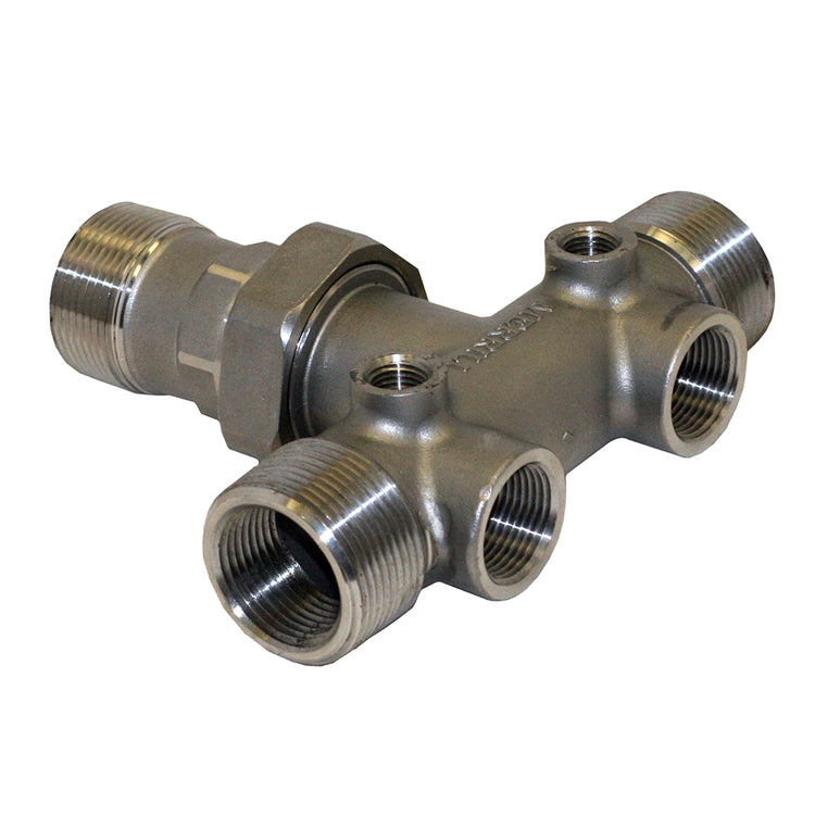 Stainless Steel Tank Tee with Drain Holes – No-Lead, Durable, Corrosion-Resistant