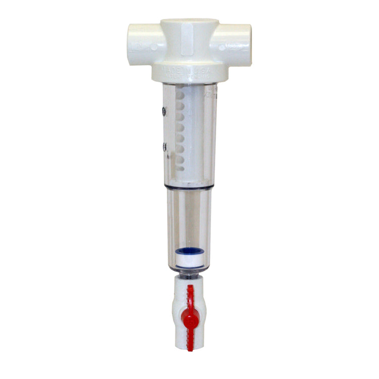 Sediment Trapper with Slip x Slip Connections – Clear Cover, Reusable Screens