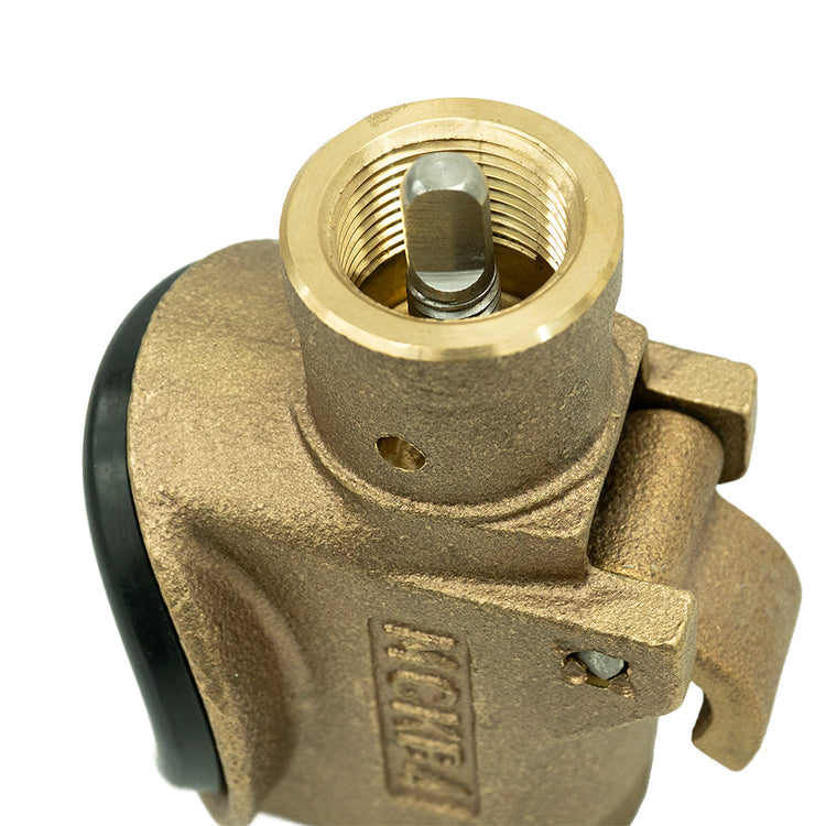 5" No Lead Brass Body Assembly w/ 1-1/4" Drop Pipe Tapping | MCKBNL514