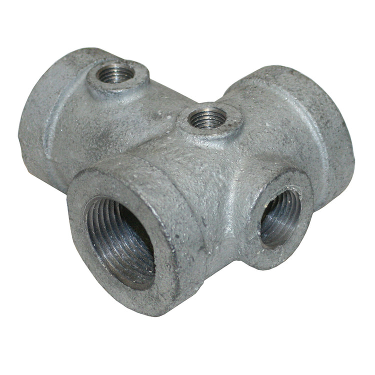 Galvanized Tank Tee – Duotile Gray Iron Connector for Water Systems | IATB