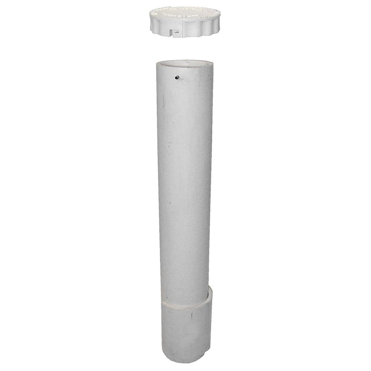 Hide-Drant Bottom Case – Sanitary 1-1/2" PVC Base with Stop Valve | Hidedrant Case